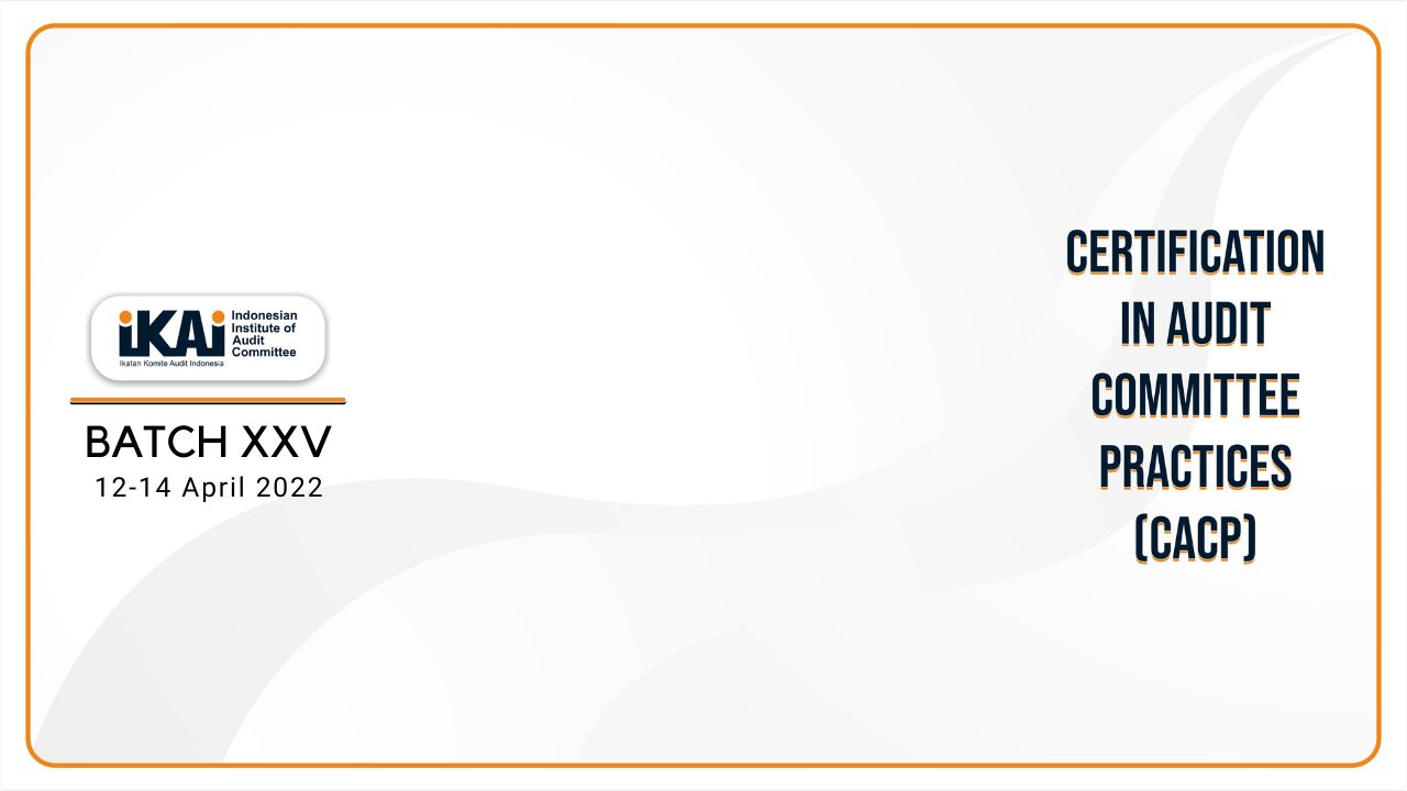CACP Review Course Batch XXV – 12 s/d 14 April 2022