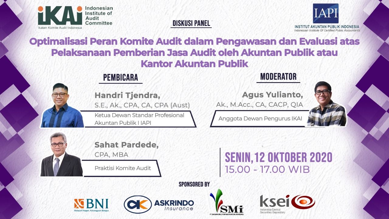 Diskusi Panel IKAI-IAPI tanggal 12 Oktober 2020